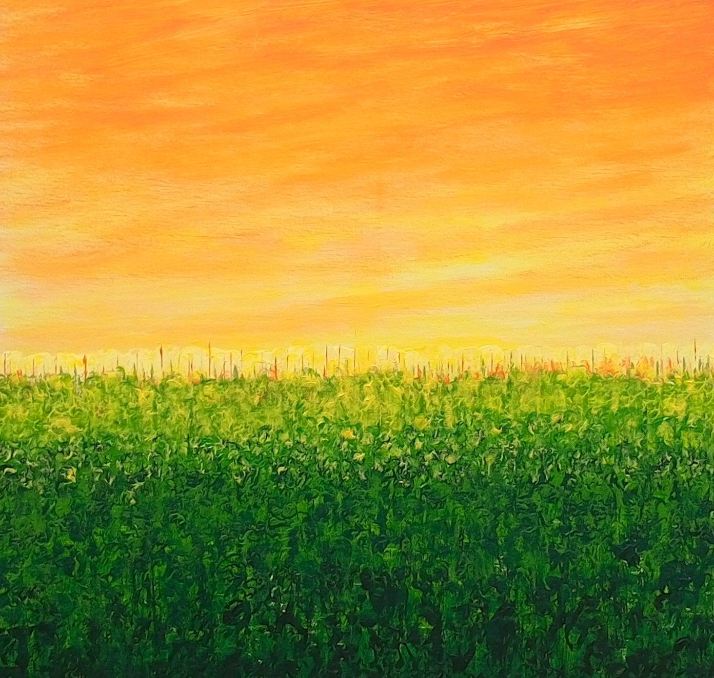 Field of Green by Pixie Willoughby