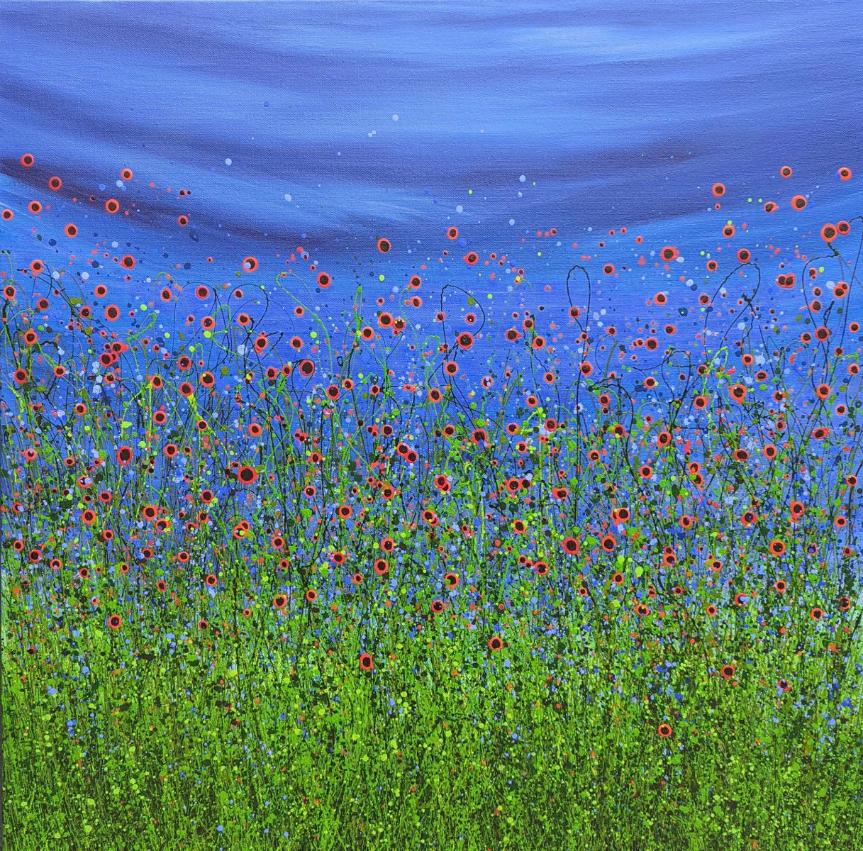 Poppies By Twilight by Lucy Moore