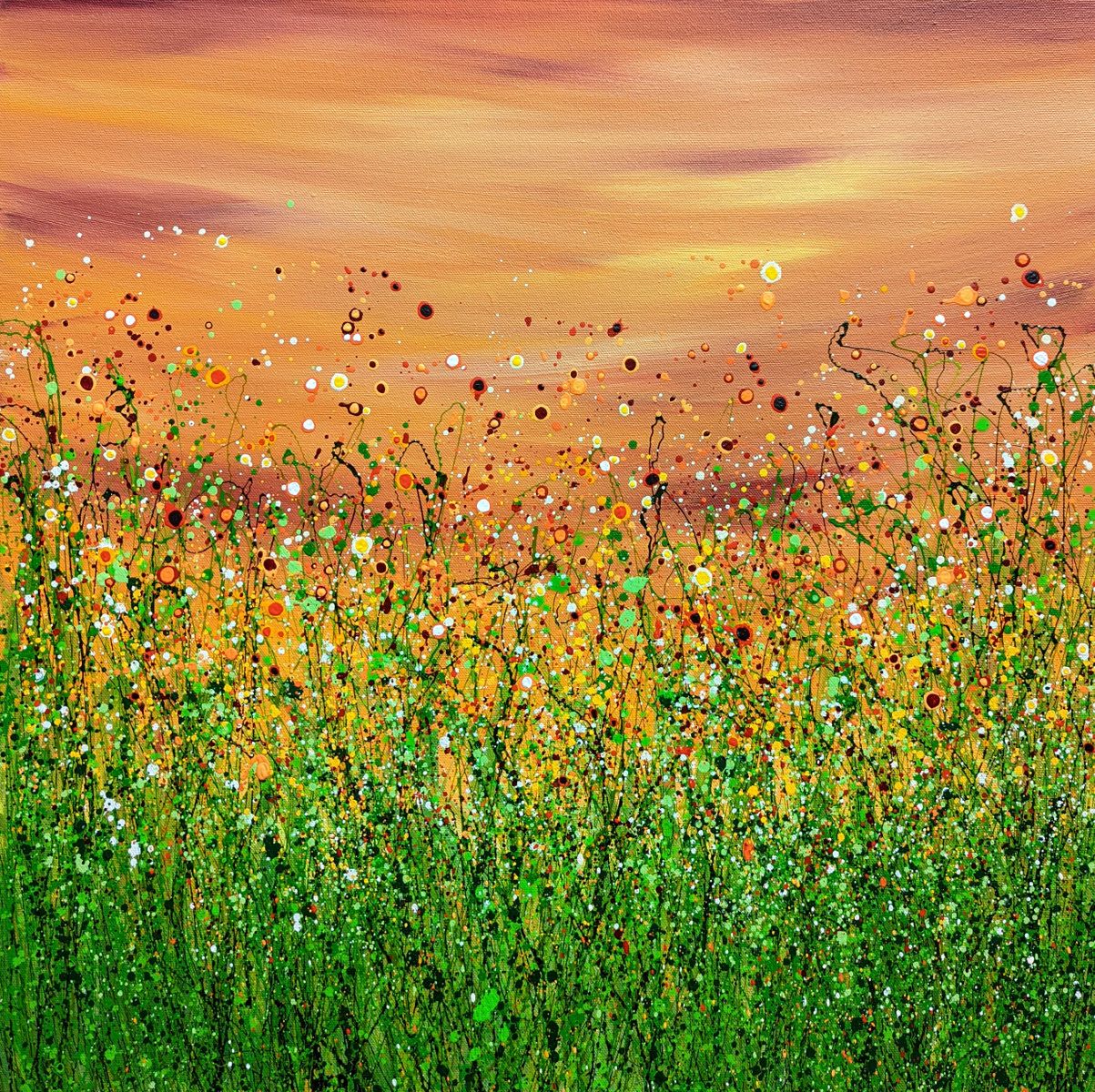 Popping Sunrise Meadows by Lucy Moore