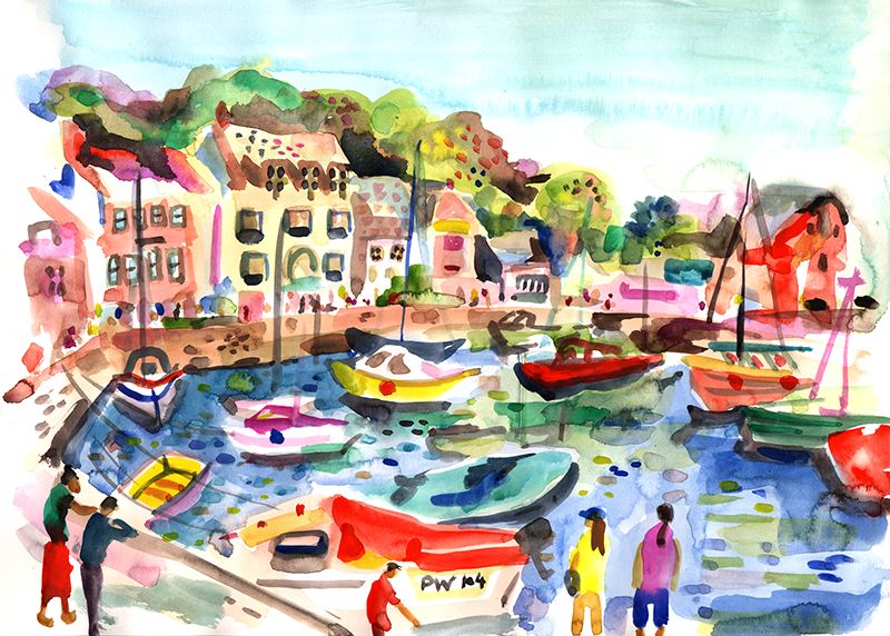 Padstow Harbour by Anna-Louise Felstead