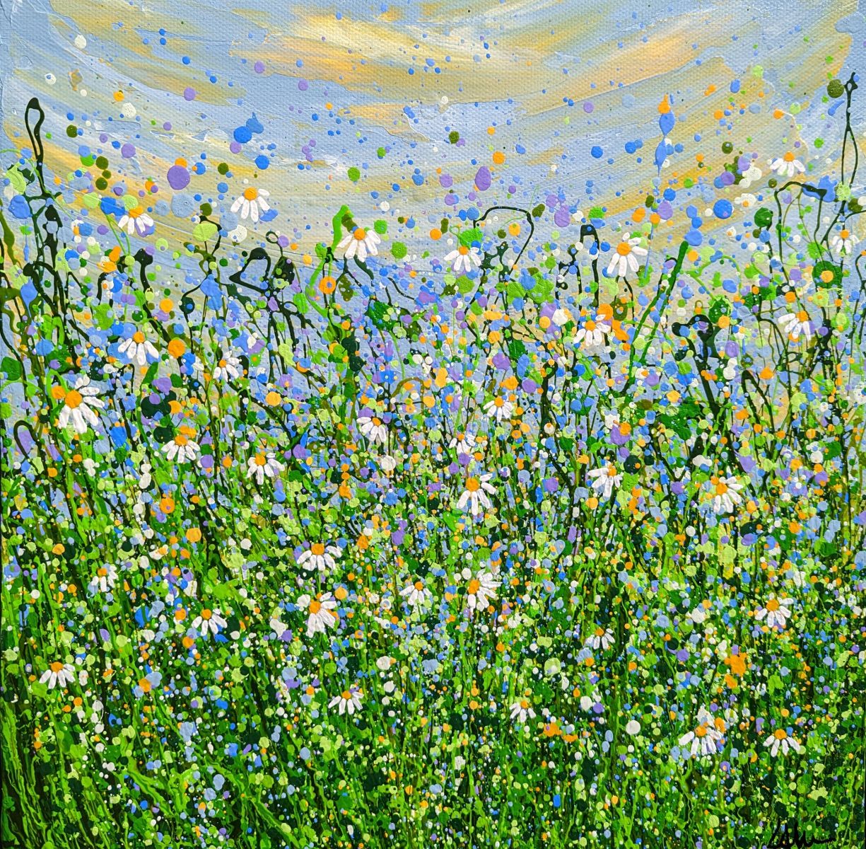 Bluebell & Daisy Meadow by Lucy Moore