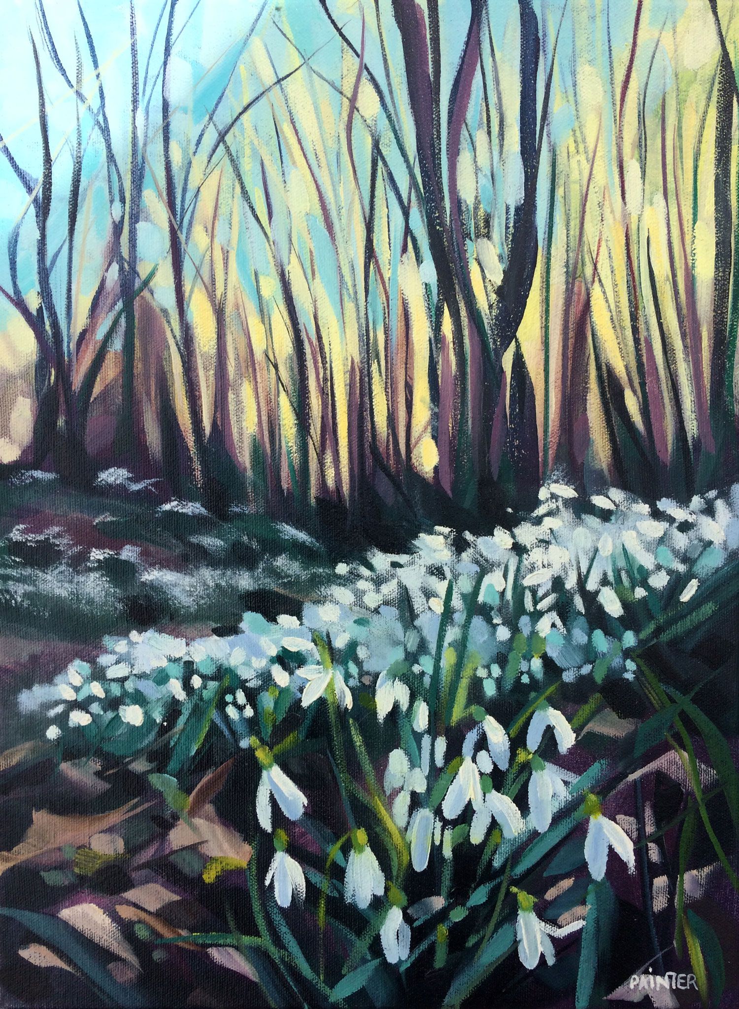 Snowdrop Valley II by Rachel Painter