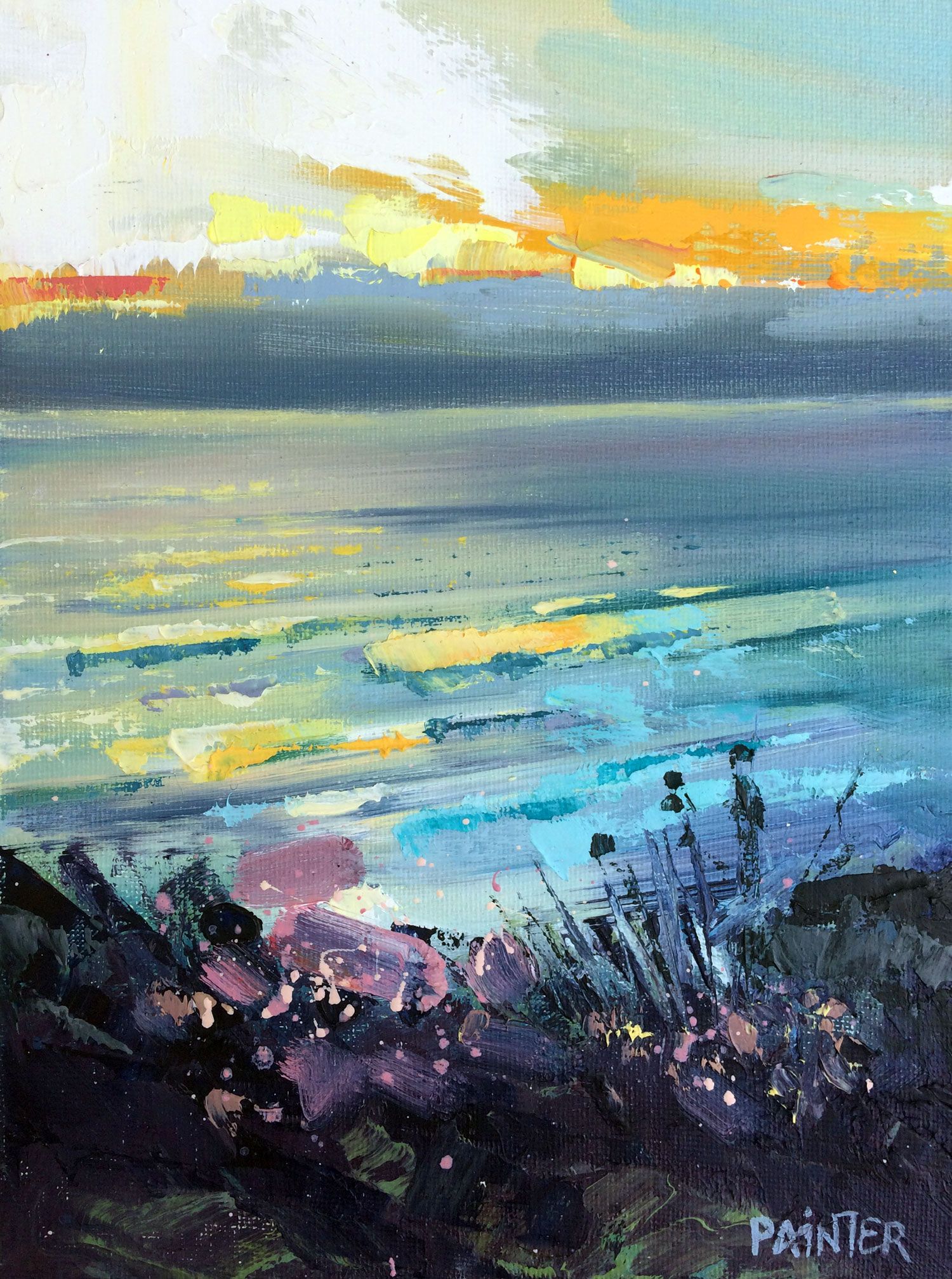 The Water & Horizon No.5 by Rachel Painter