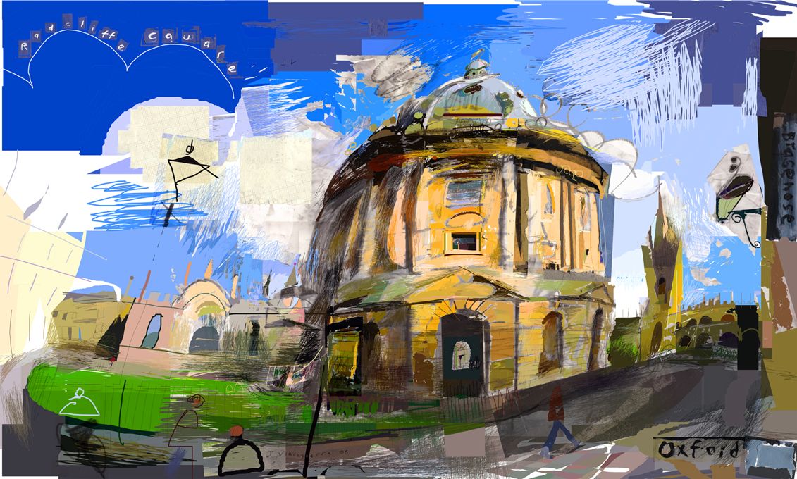 Radcliffe Square, Oxford by James Vinciguerra
