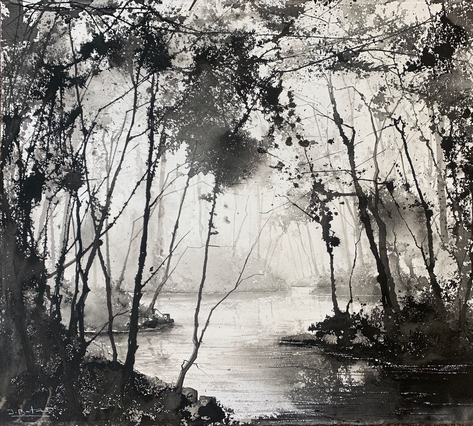 River Dart Meander I by James Bonstow