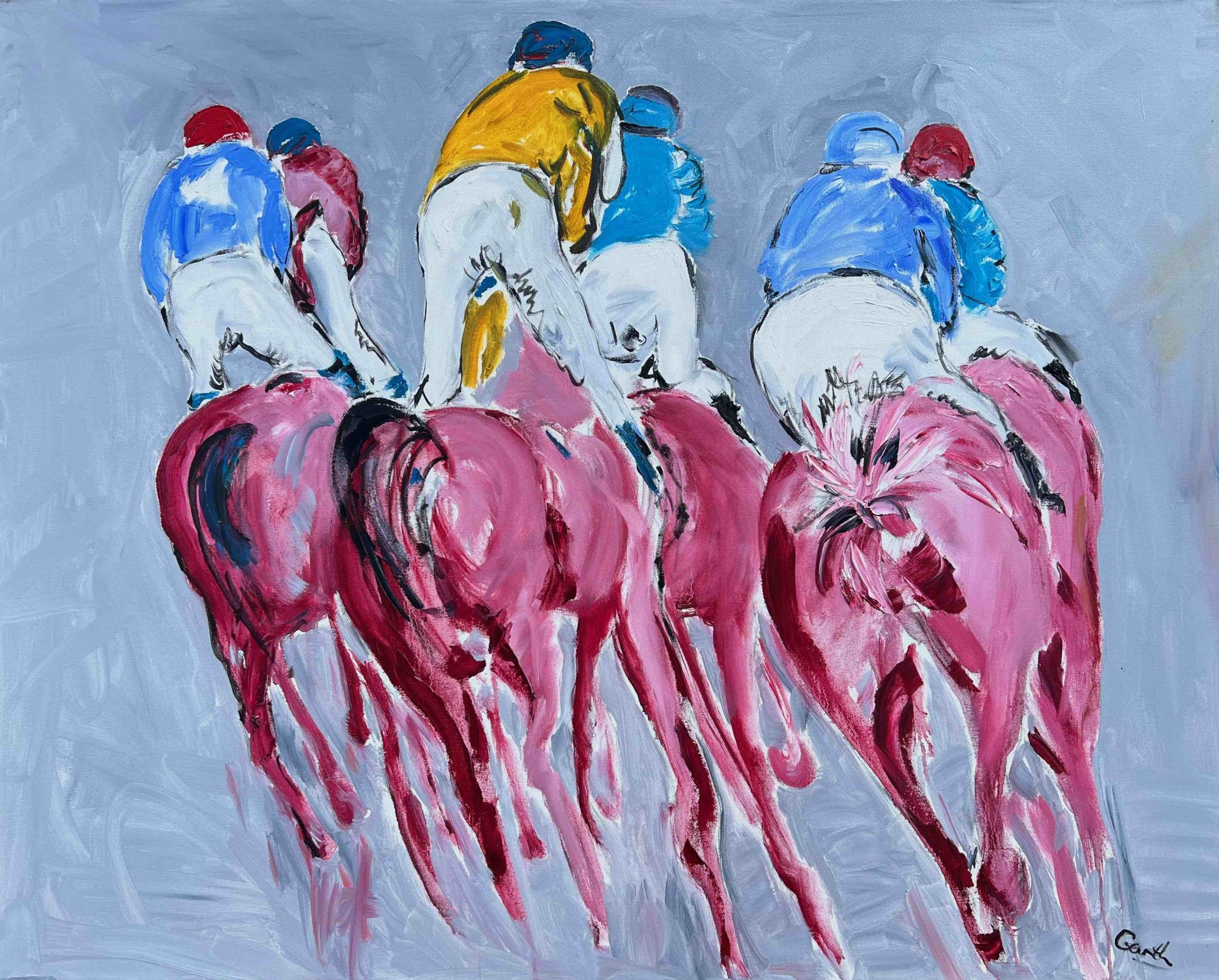 Red Rump - Horse racing by Garth Bayley