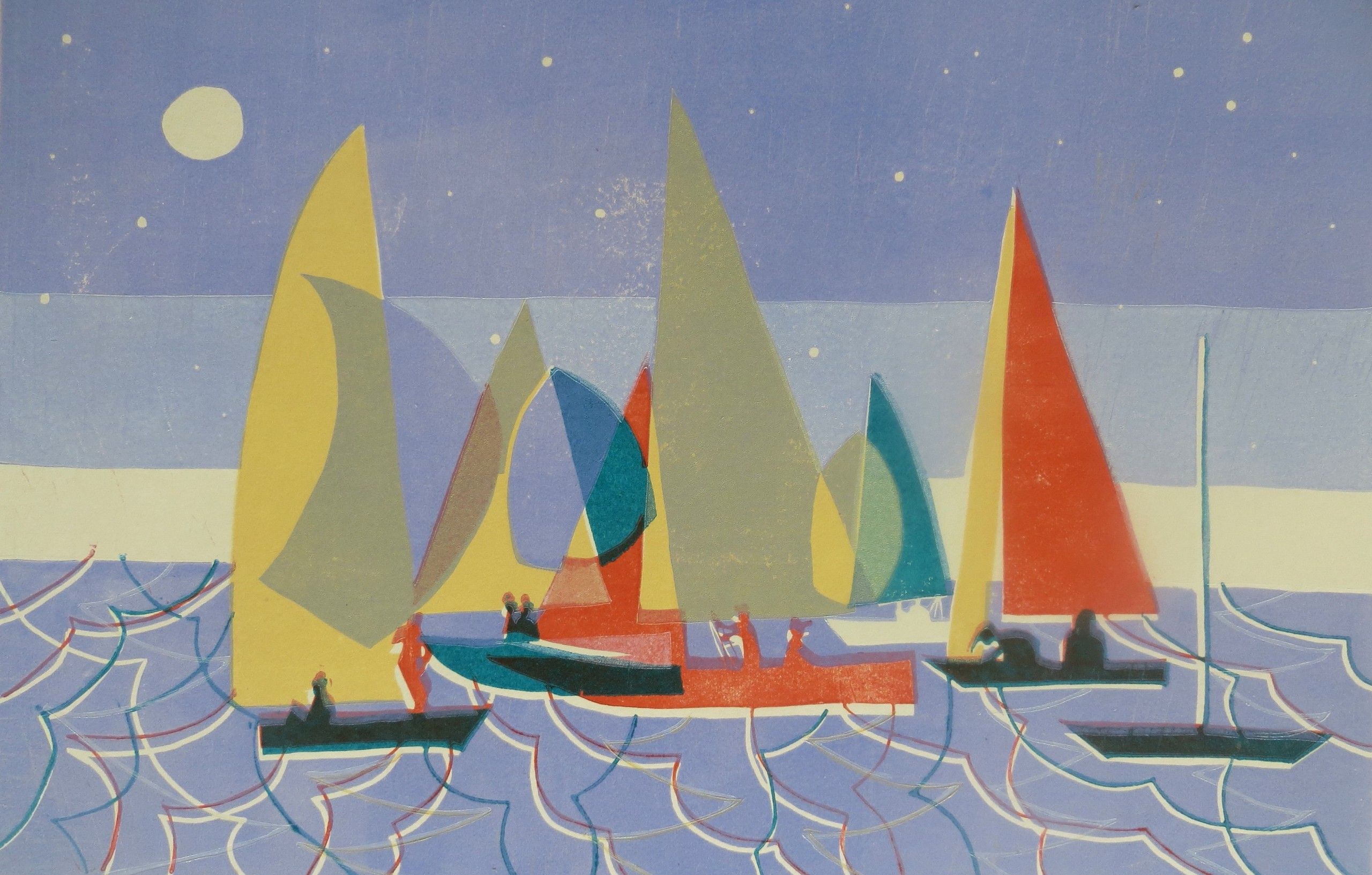 Sailing at Dusk by Lisa Takahashi