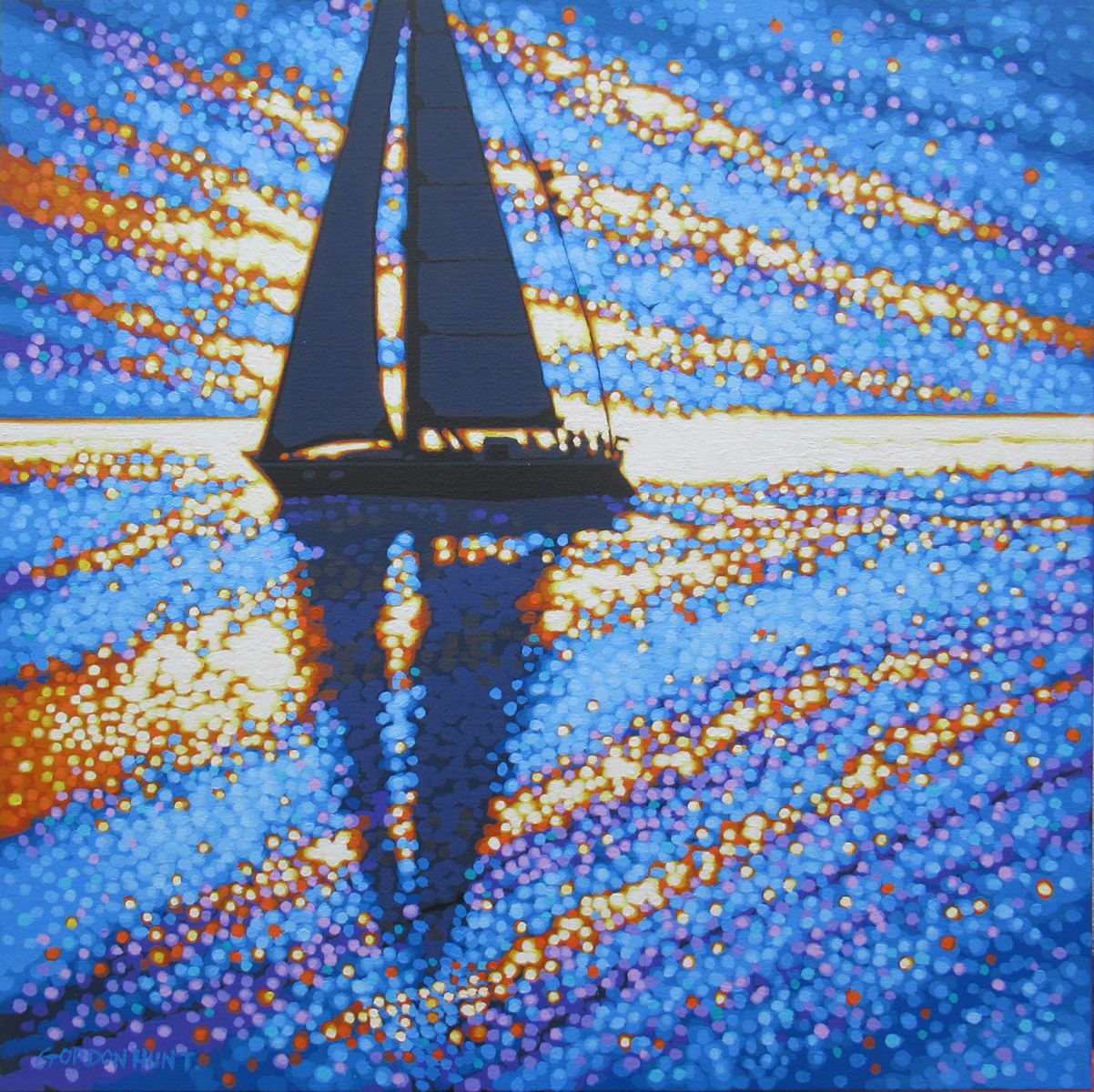 Sailing the Sparkling Sea by Gordon Hunt