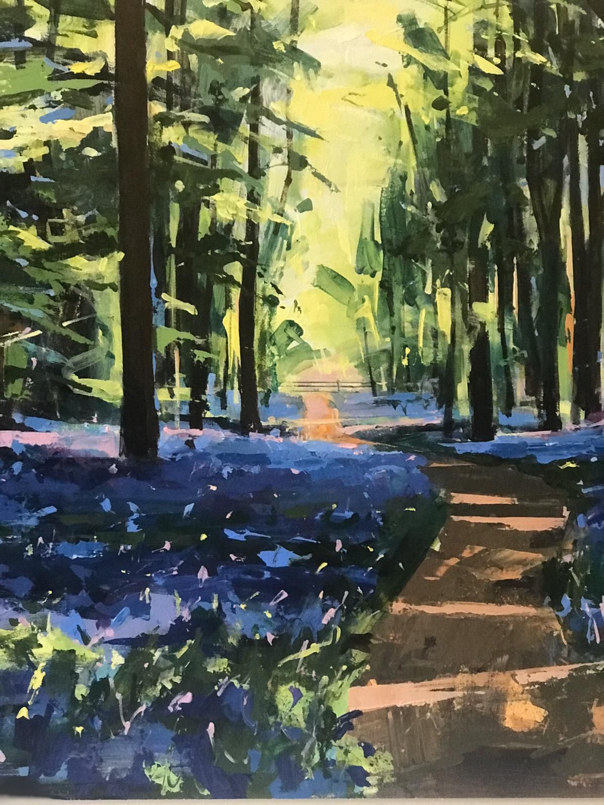 Woodland Pathway by Sarah Ollerenshaw