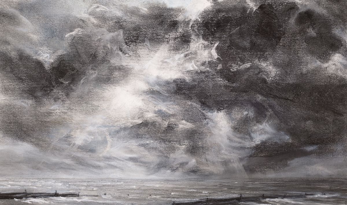 Clouded Seascape by Sarah Spencer