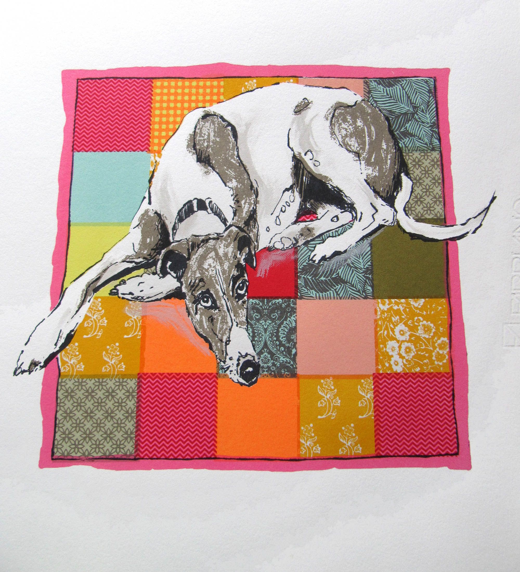 Patchwork (with Dog) by Sarah Targett