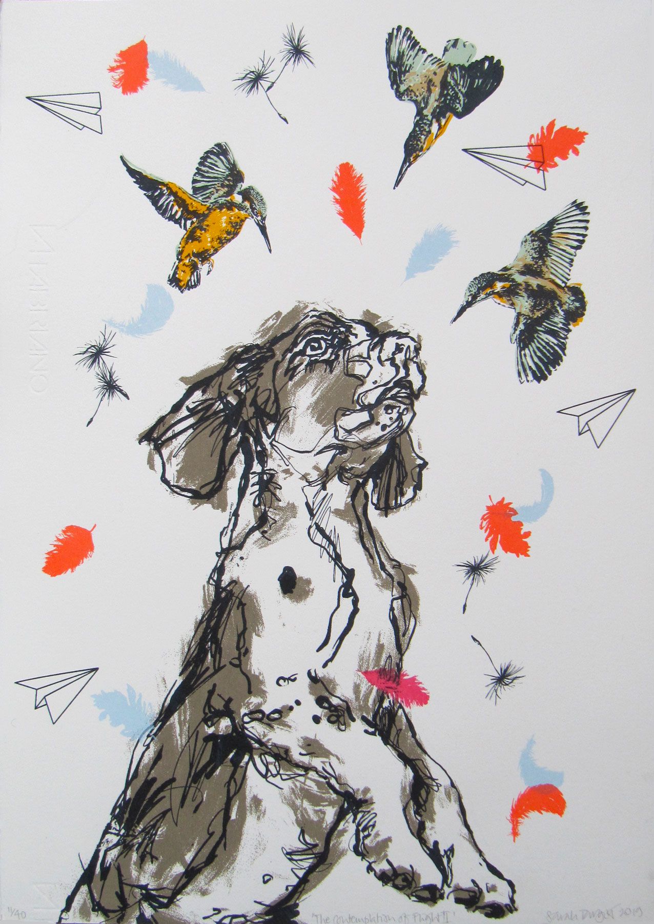 The contemplation of flying (small) by Sarah Targett