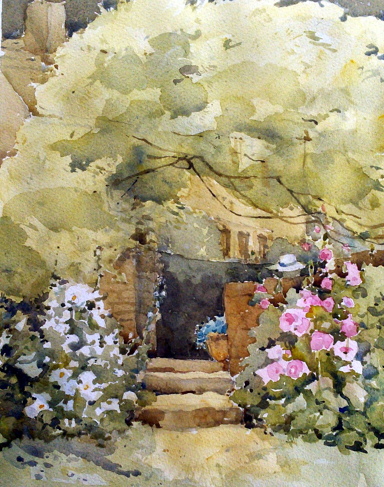 Secret Garden in Duntisbourne Lear by Elizabeth Chalmers
