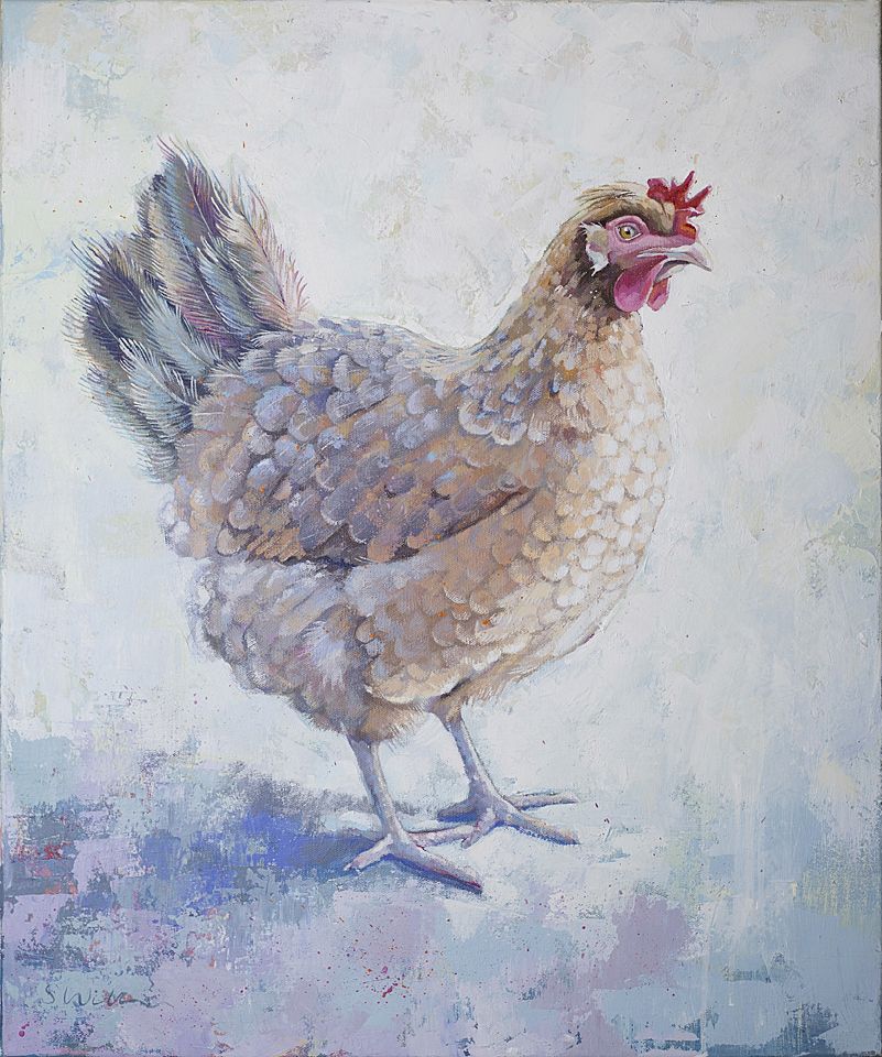 Sally the hen by Sharon Williams