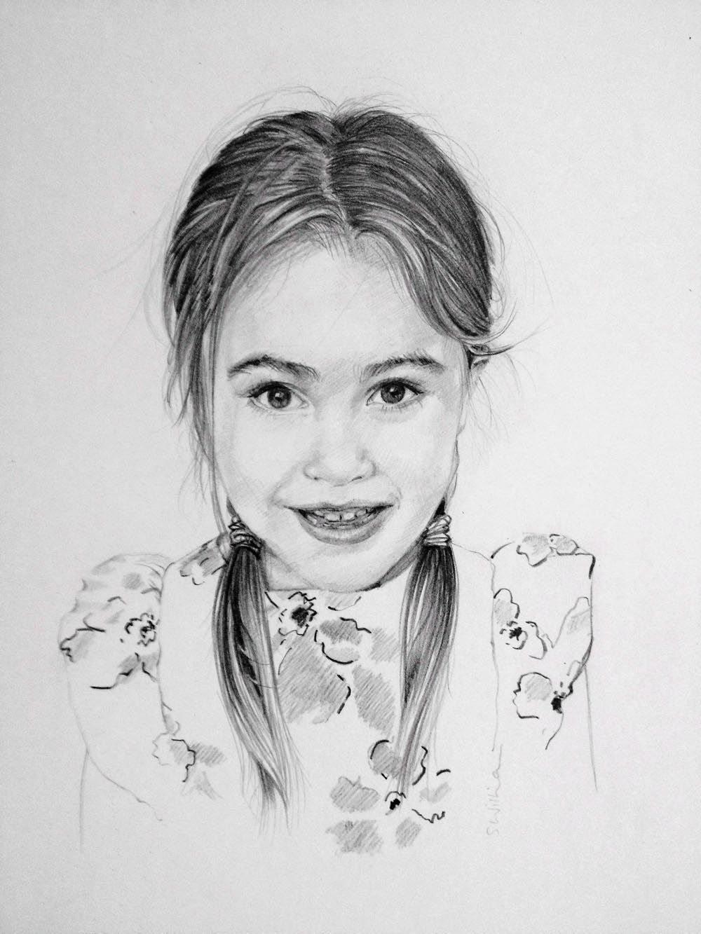 Commissioned Pencil Portrait by Sharon Williams