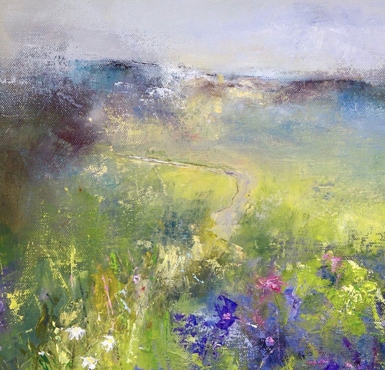 Bright Field By Shirley Kirkcaldy by Shirley Kirkcaldy
