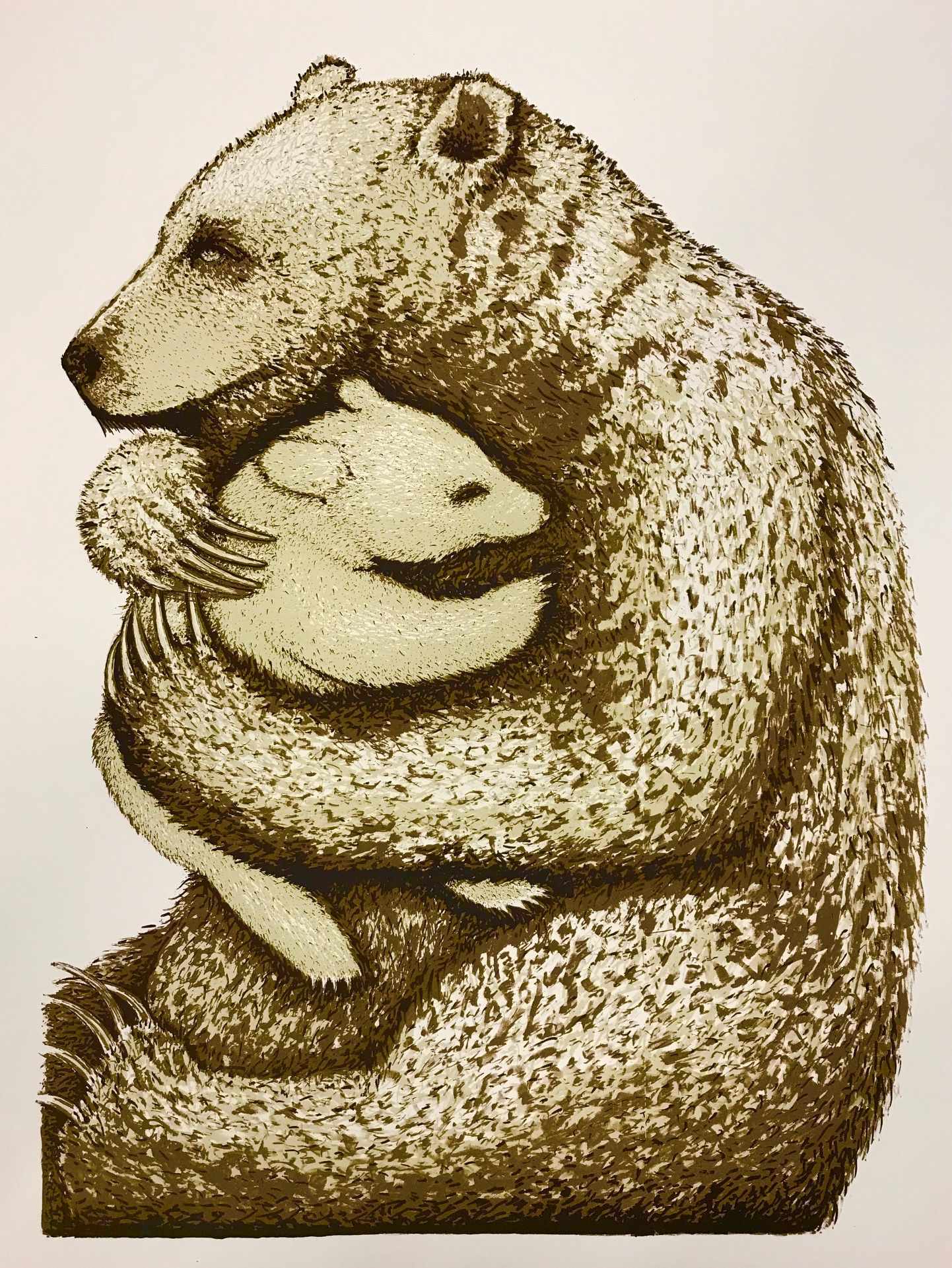 Bear Hugs (Chocolate) by Tim Southall