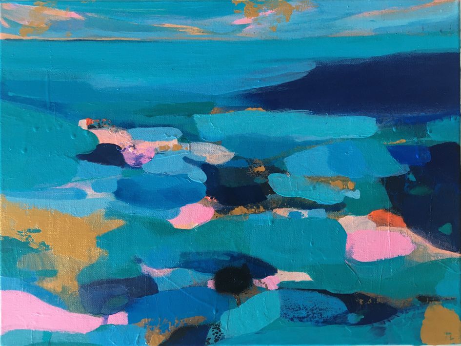 Spring tides and Blue Sea by Tiffany Lynch