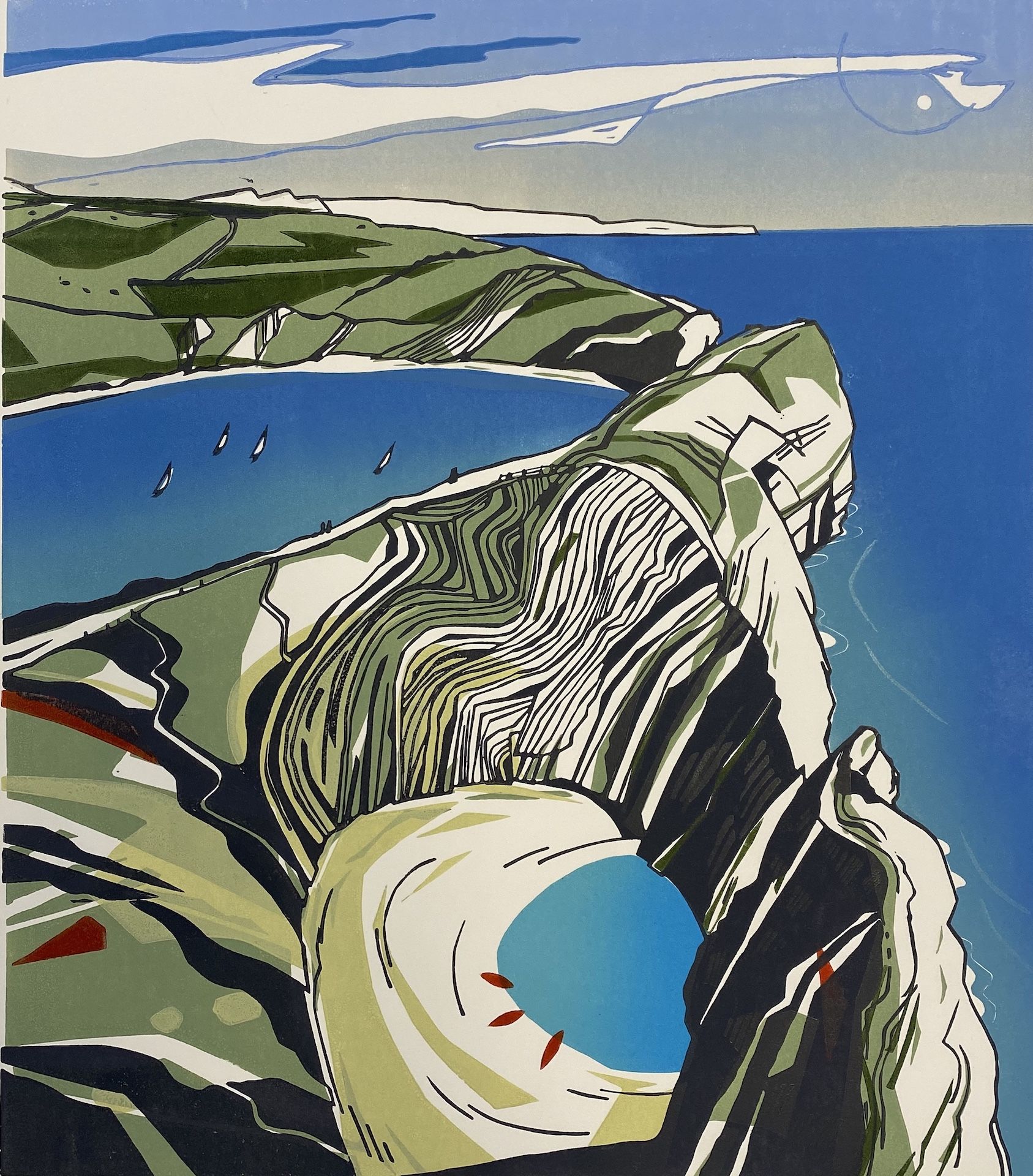 Stair Hole, Lulworth by Colin Moore