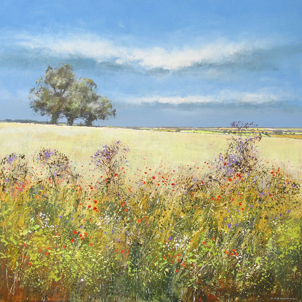 Hedgerow in Summer by Michael Sanders