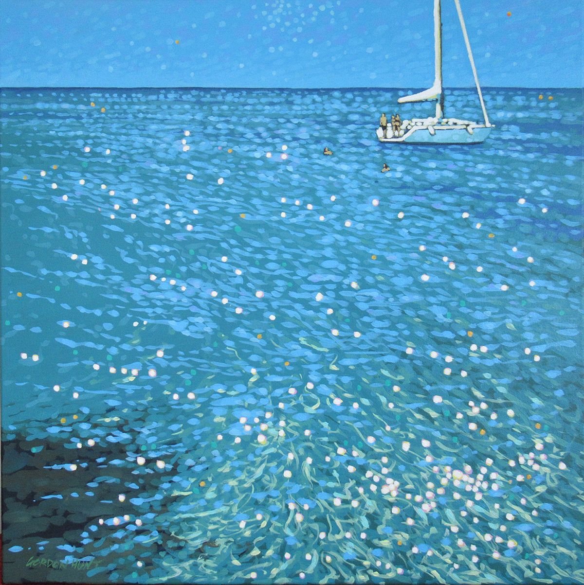 Summer sunshine sailing by Gordon Hunt