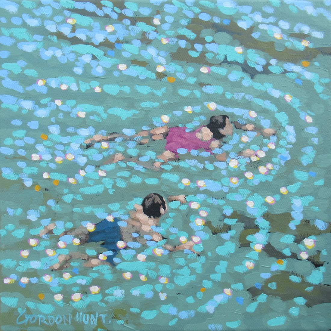 Summer swim by Gordon Hunt