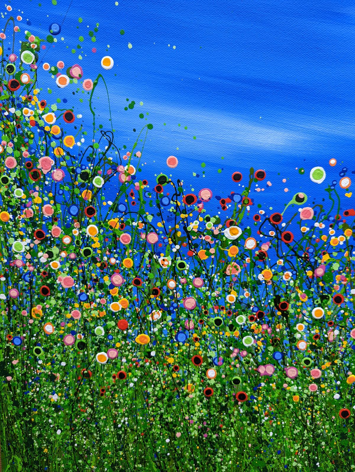 Summer Pop Meadow #3 by Lucy Moore - Secondary Image