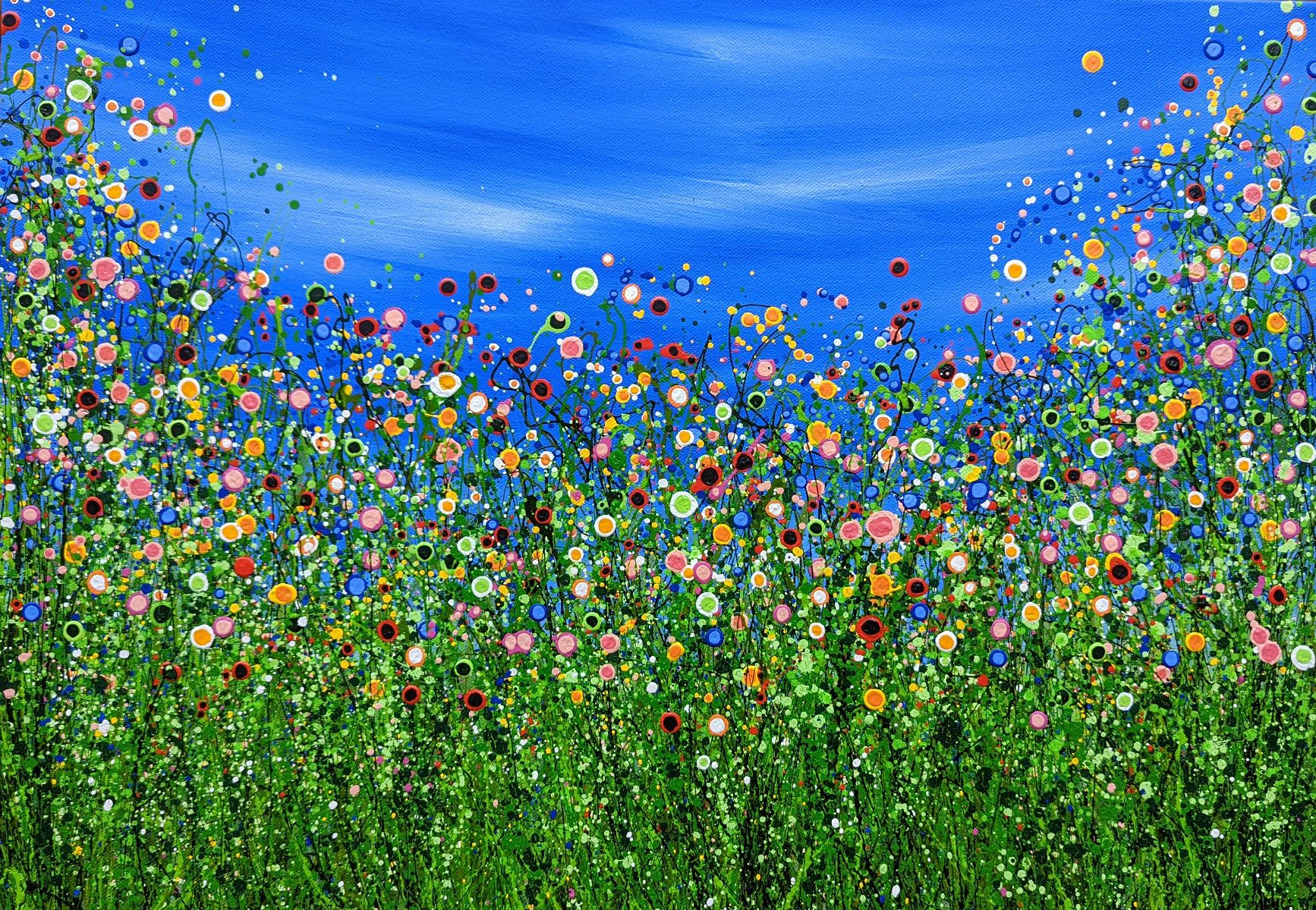 Summer Pop Meadow #3 by Lucy Moore