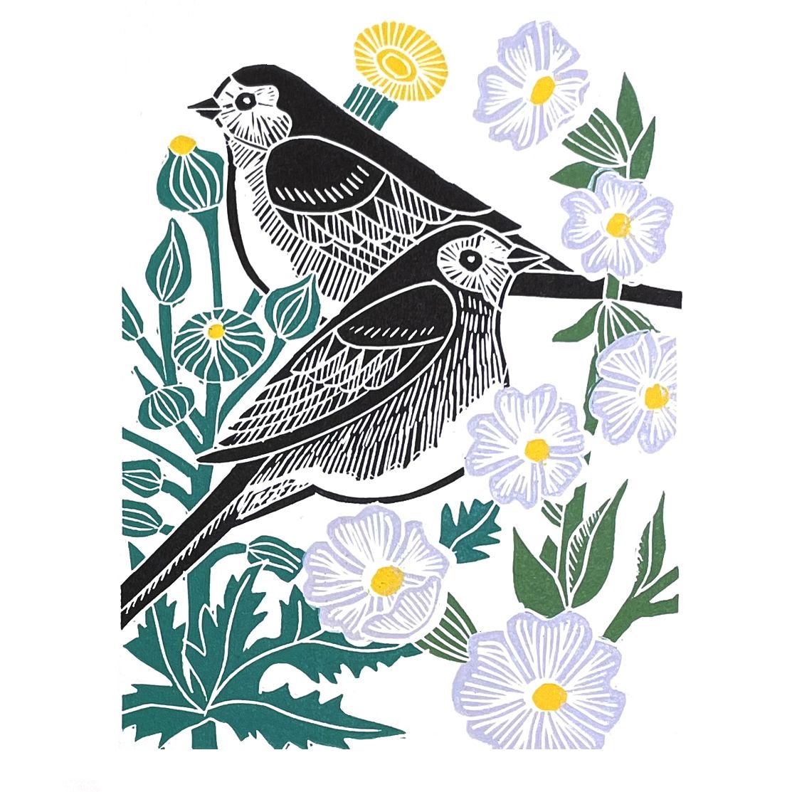 Summer Wagtails by Kate Heiss