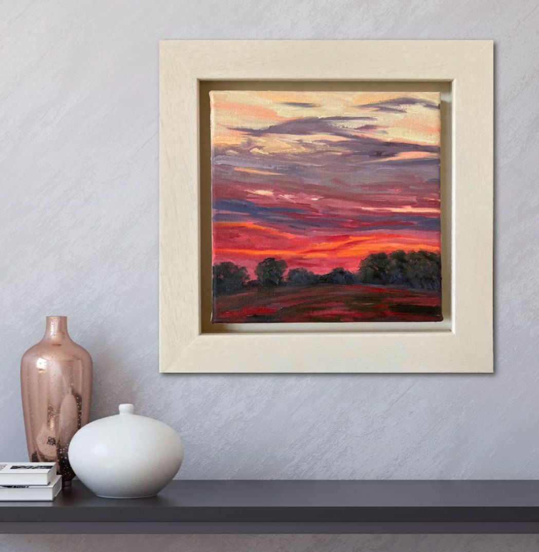 Red Sky At Night II by Suzanne Winn - Secondary Image