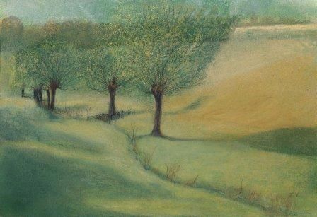 Swinbrook willows by Judith Yarrow