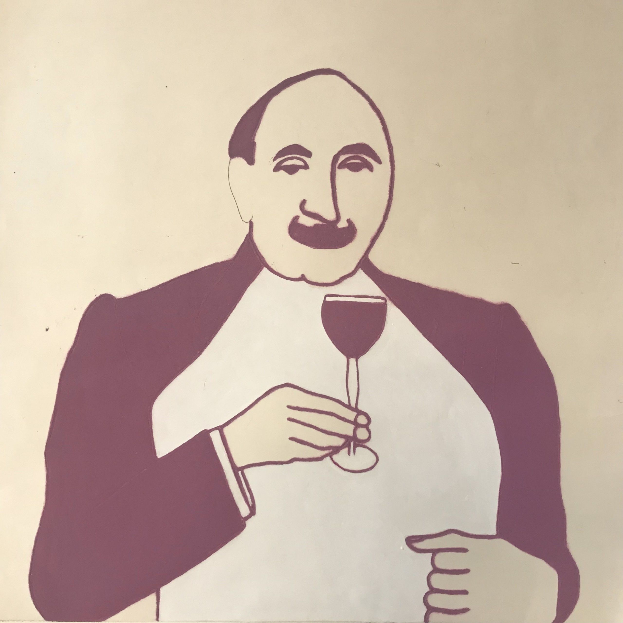 Hercule Poirot by Kate Boxer