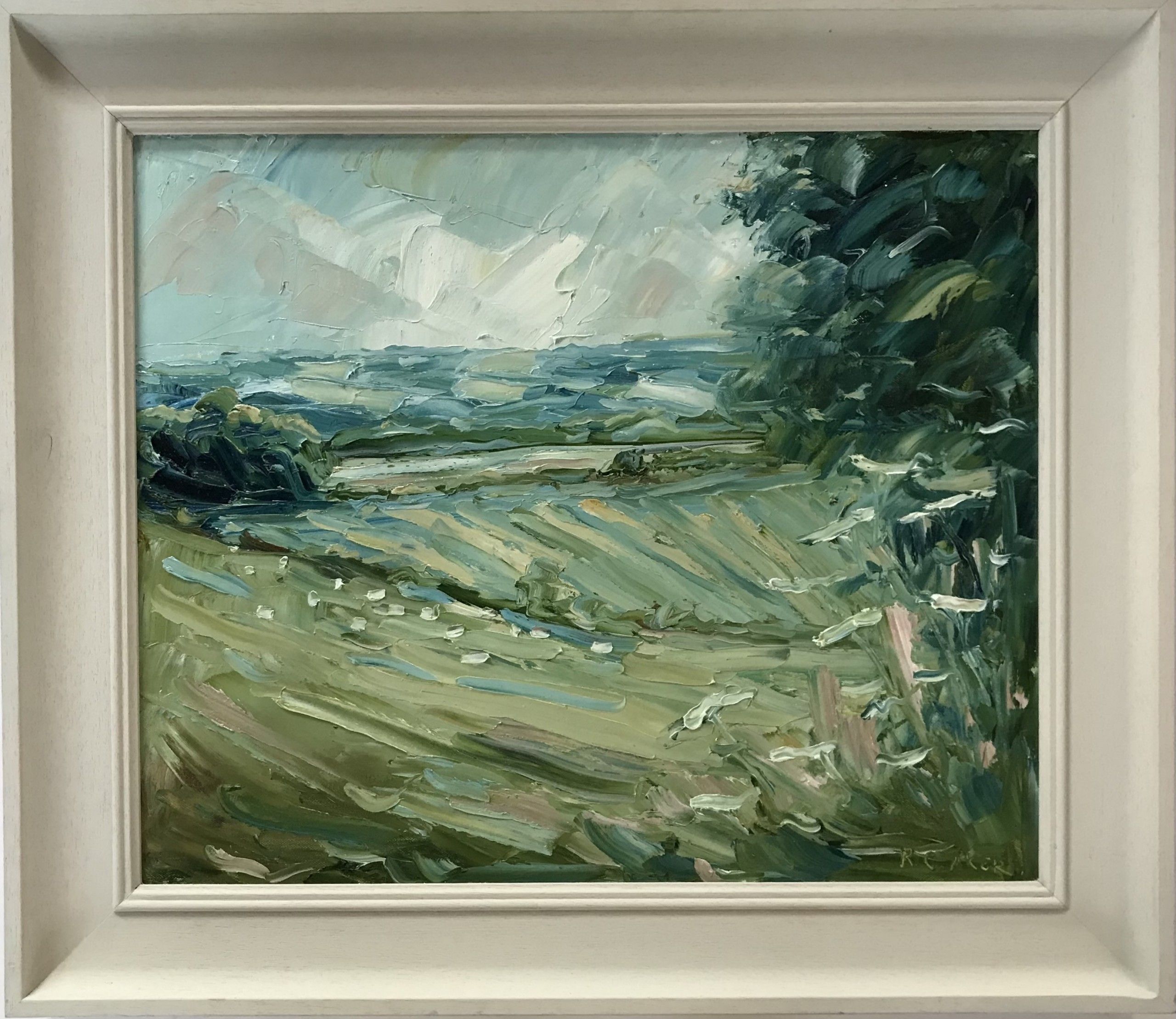 Looking out from Ledwell by Rupert Aker