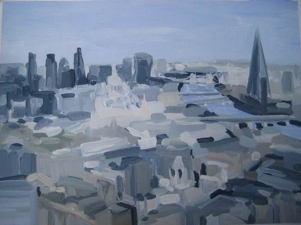 Sarah Adams. The City from the top of Centrepoint II. by Sarah Adams