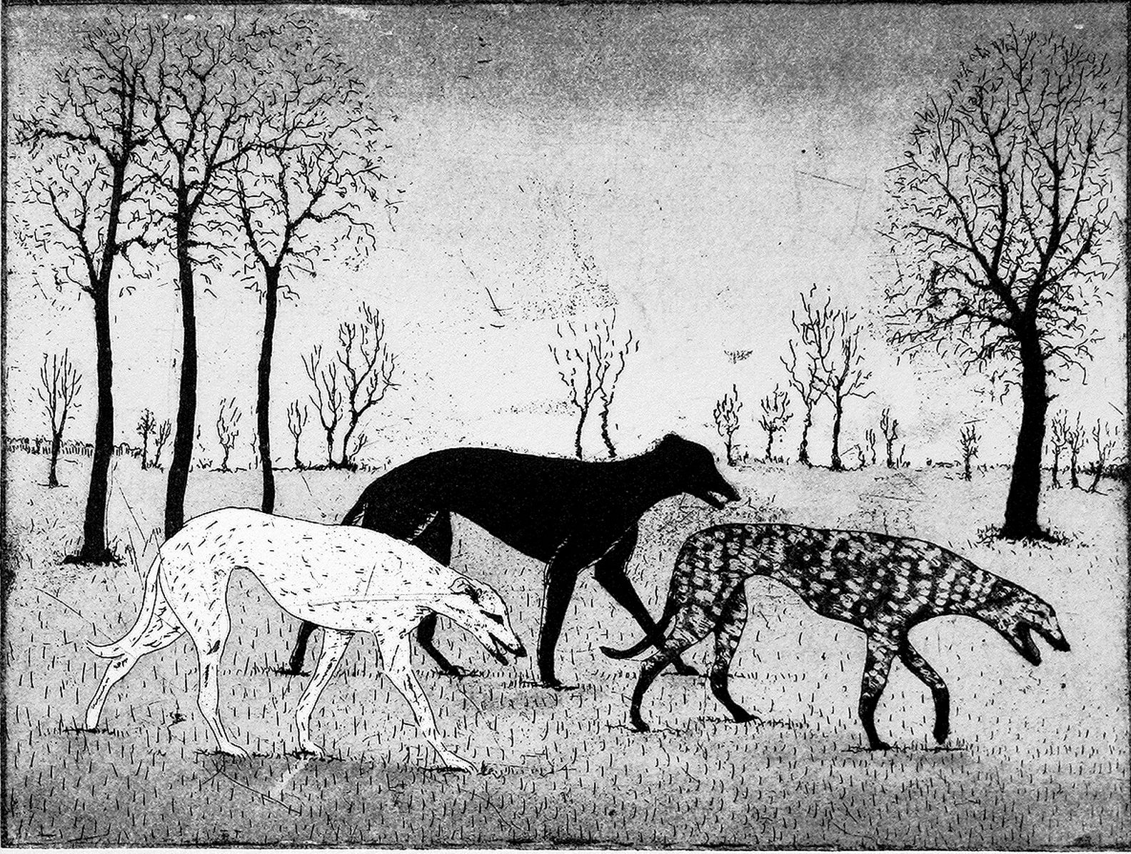 Strolling Hounds by Tim Southall