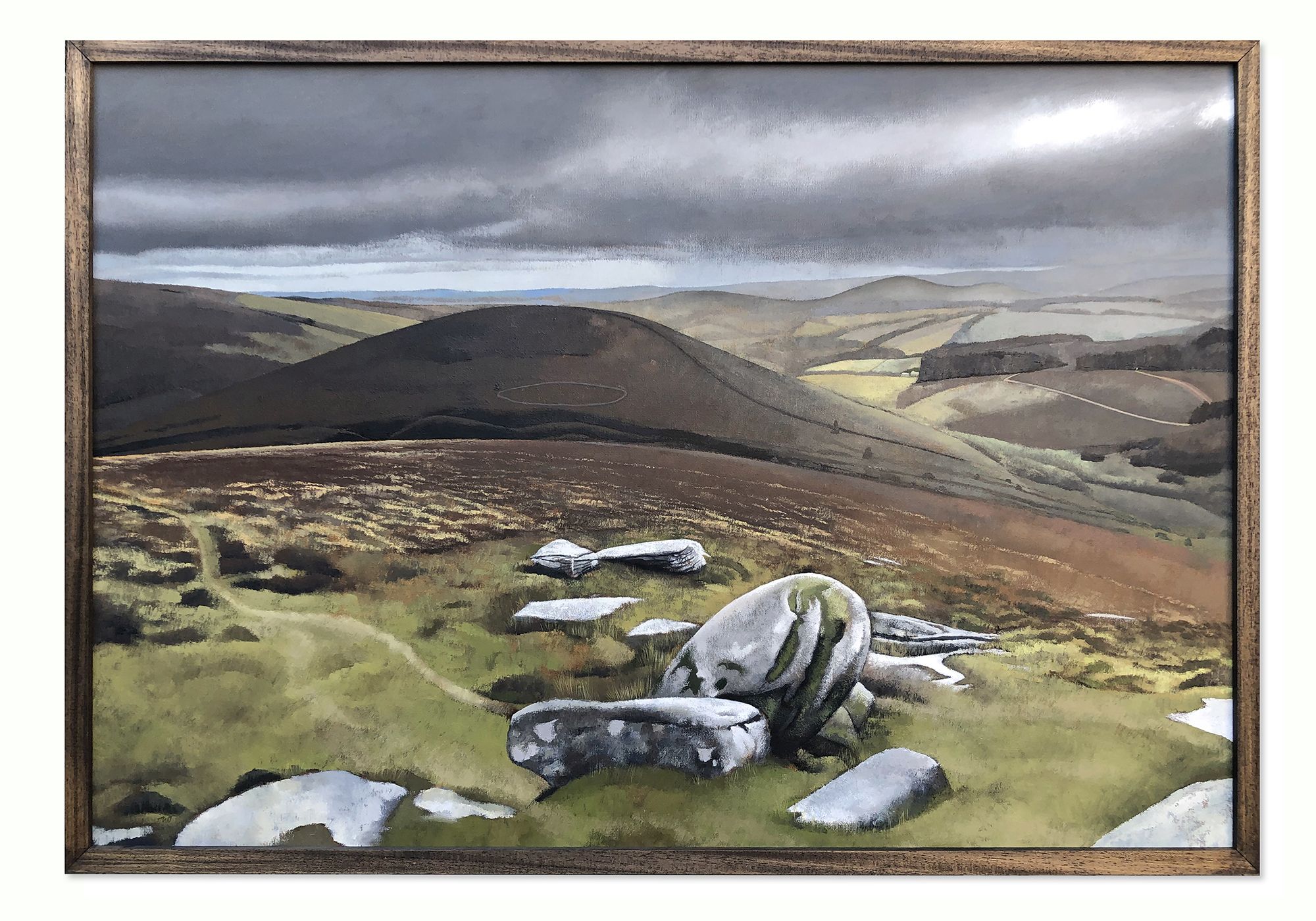 Dartmoor, Original Painting by Tim Woodcock-Jones, Wychwood Art