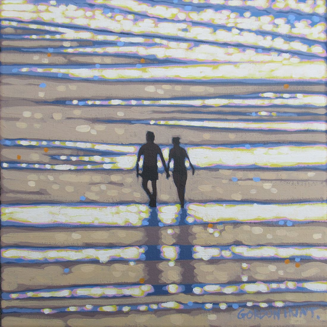 To walk on a beach in the sunshine by Gordon Hunt