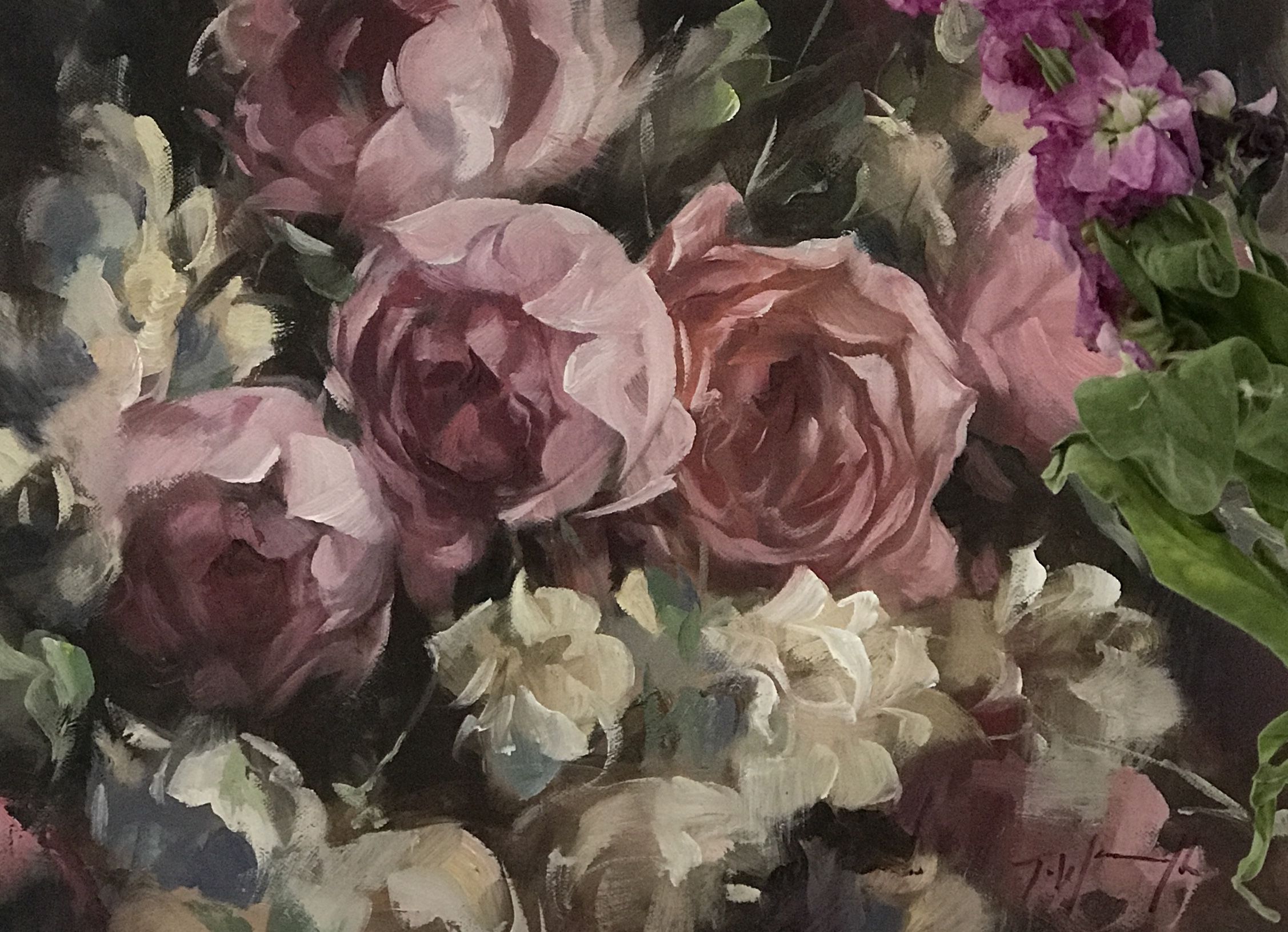 Studio Roses by Trevor Waugh