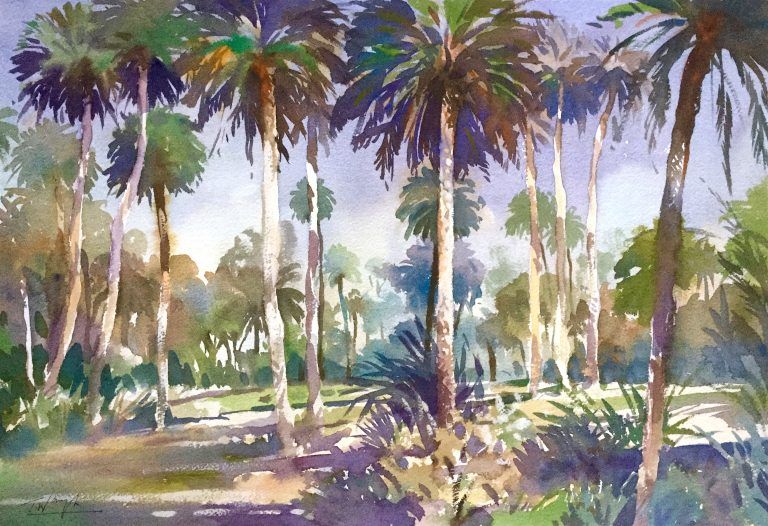 Moroccan Palms by Trevor Waugh