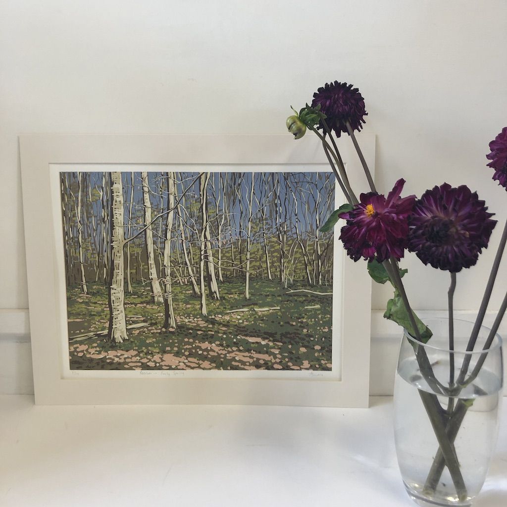 Beeches in Early Spring by Alexandra Buckle - Secondary Image