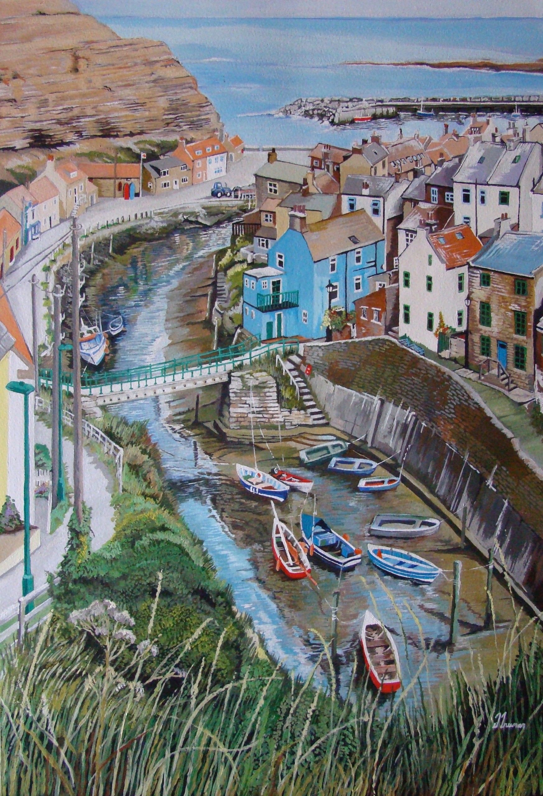 Step Into Staithes by David Truman