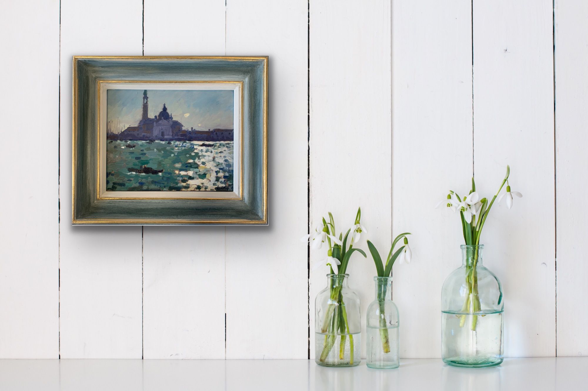 Morning sparkles towards San Giorgio Maggiore, Venice by Gabrielle Moulding - Secondary Image