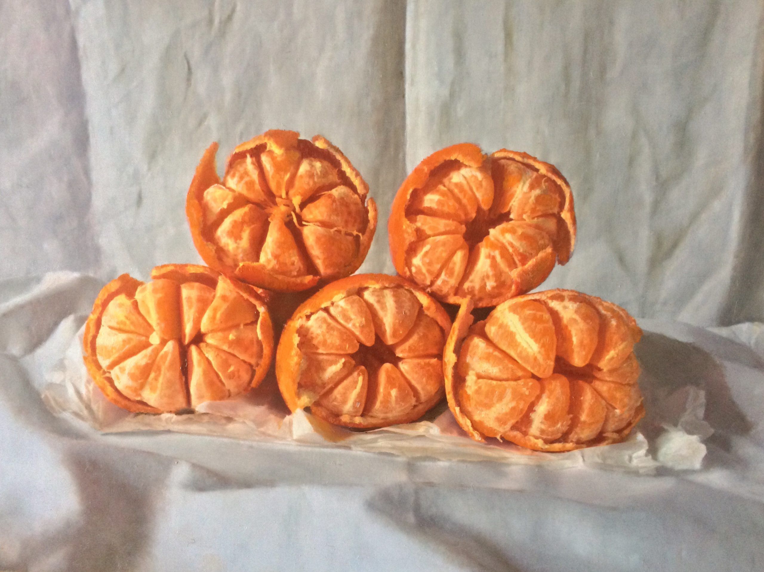 Five Satsumas by Kate Verrion