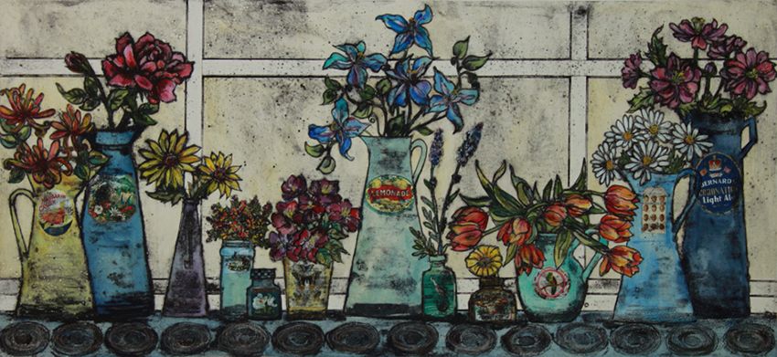 Garden Flowers by Vicky Oldfield