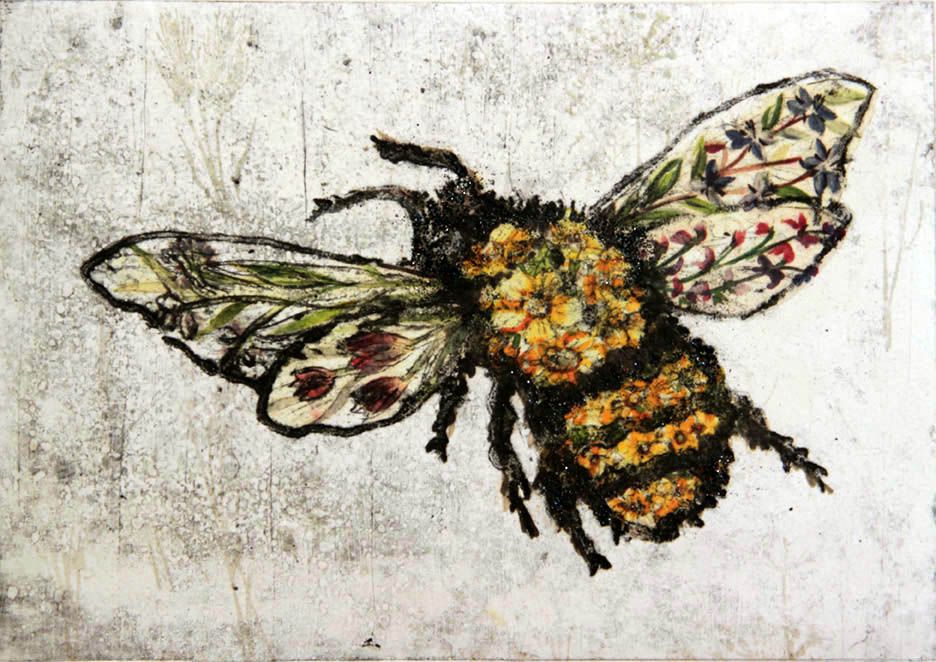 Weeds feed bees by Vicky Oldfield