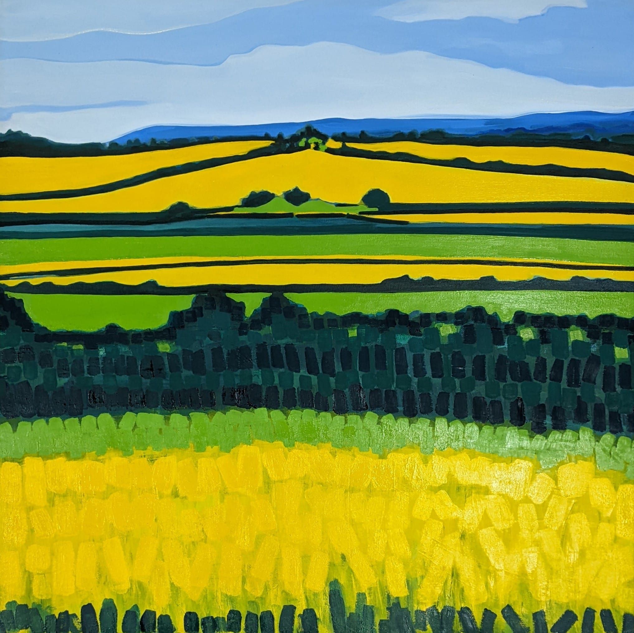 Yellow Hill No.1 by Alexa Roscoe