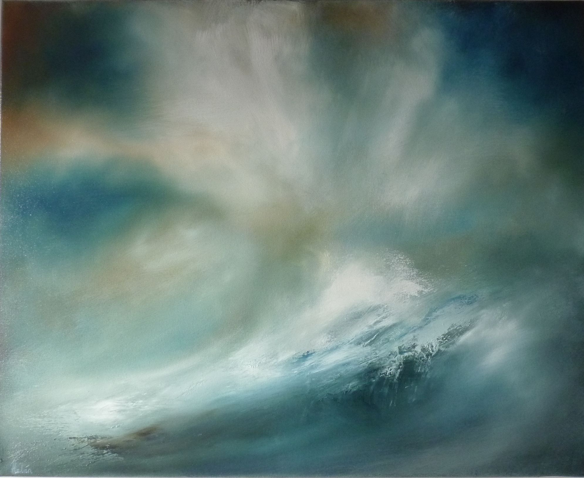 Where waves meet the sky by Helen Howells
