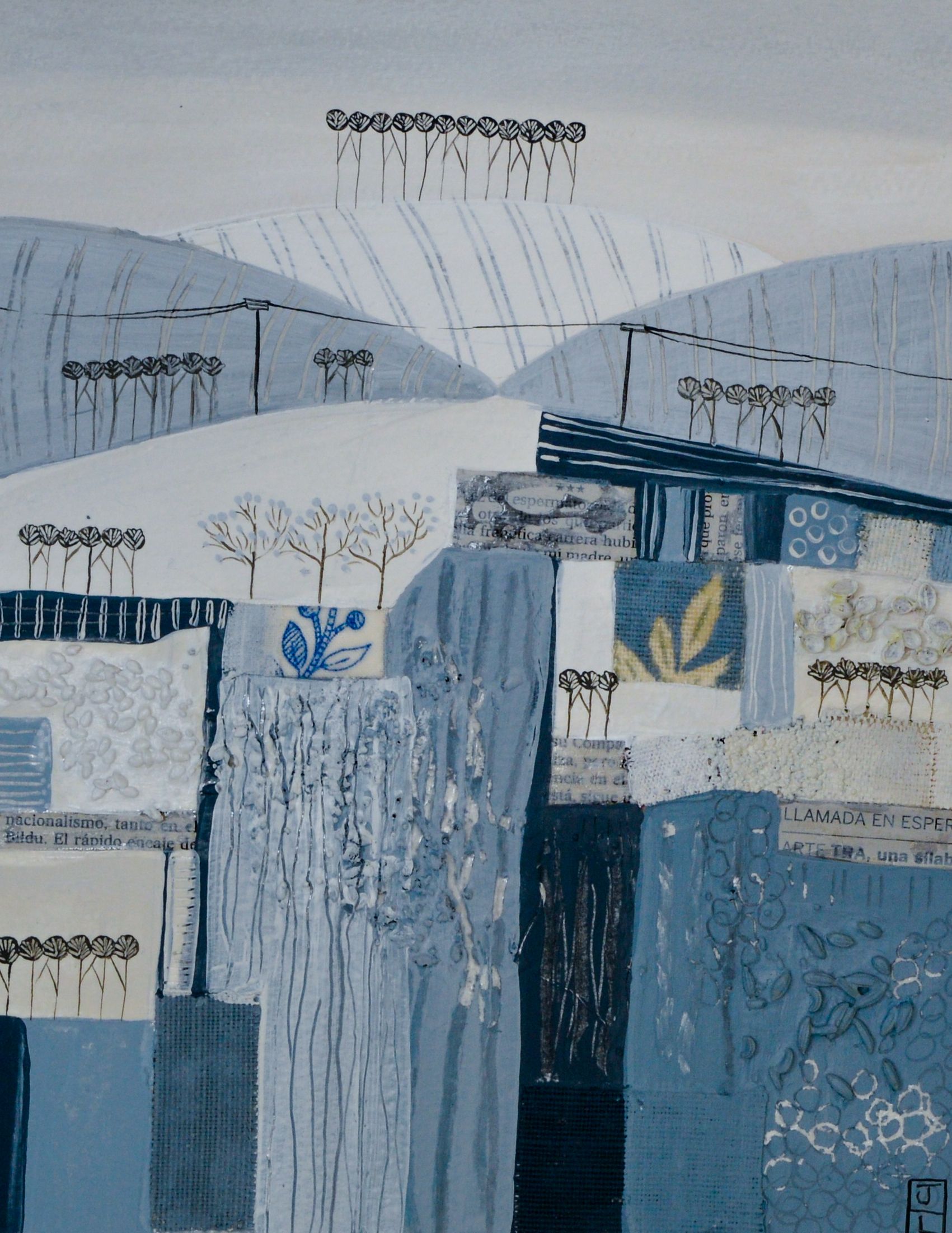Cotswold Winter Fields II by Jessica Leighton
