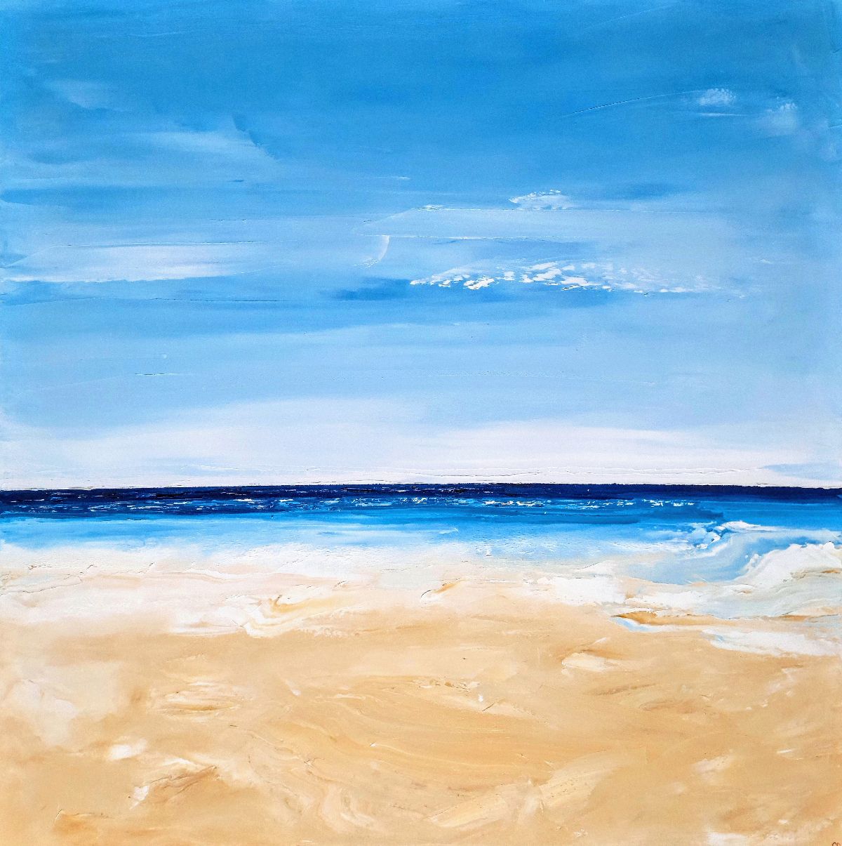 Serenity at Summerleaze Beach by Georgie Dowling